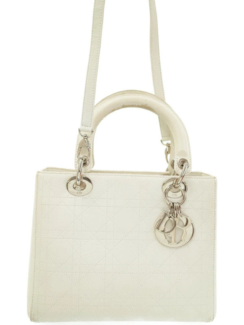 Christian Dior Cannage Quilted Lady Dior 2way bag